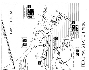 View Lake Texoma State Park Map